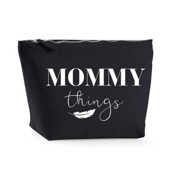 Neceser negro Mommy things Neceser de lona Mommy things/Baby things