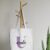 Tote Bag beige inicial con nombre