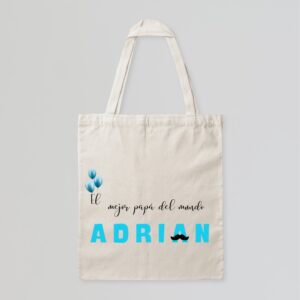 Tote Bag beige papá modelo uno (poliéster) 12.80€ Tote Bag beige papá