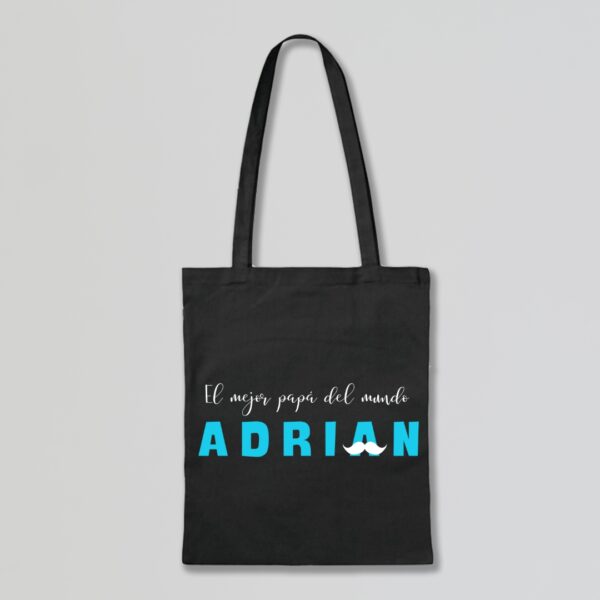 Tote Bag negro papá