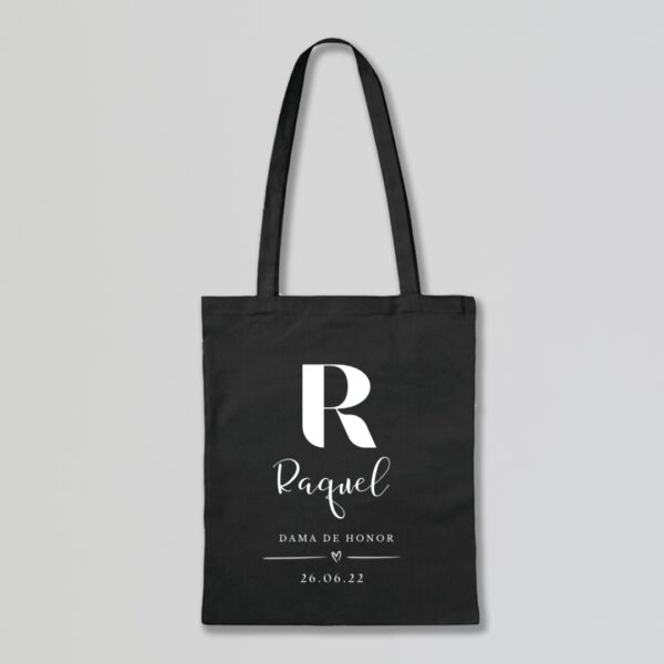Tote Bag negro dama de honor