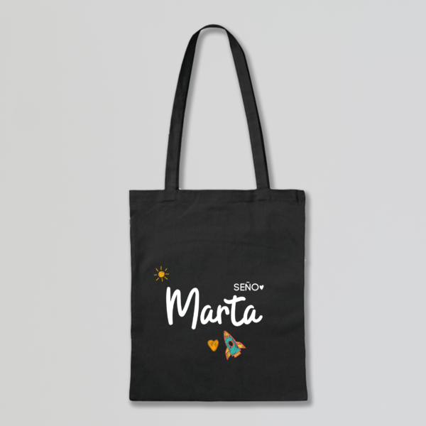 Tote Bag negro seño