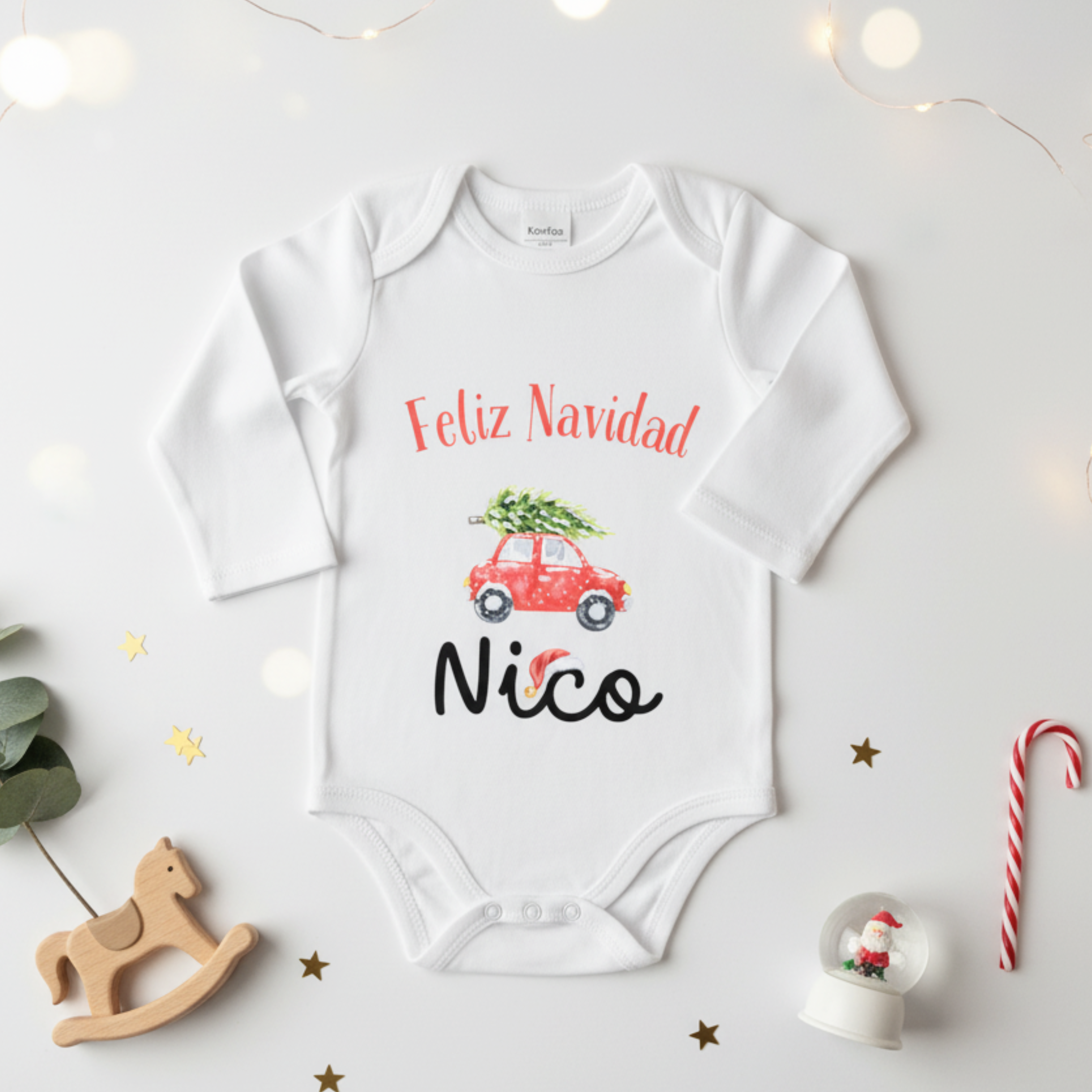 Body Navidad coche retro