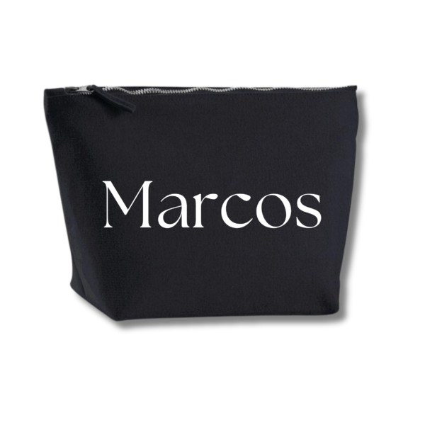 Neceser lona negro dama de honor Neceser de lona negro para hombre