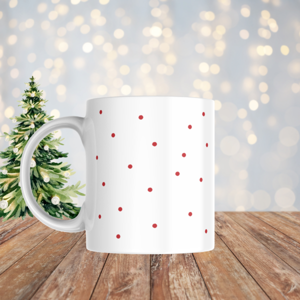 Taza navidad coche retro