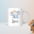 Taza animal con nombre