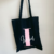 Tote Bag negro inicial y nombre