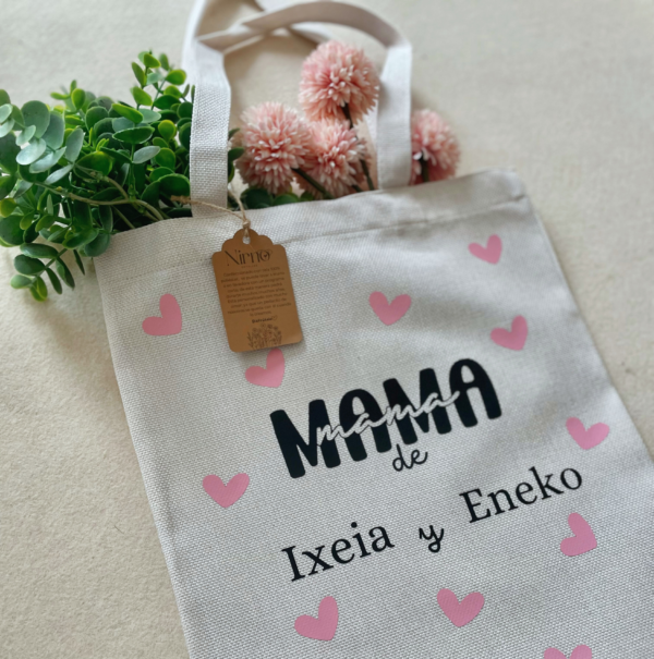 Tote Bag Beige madre de (nombres)
