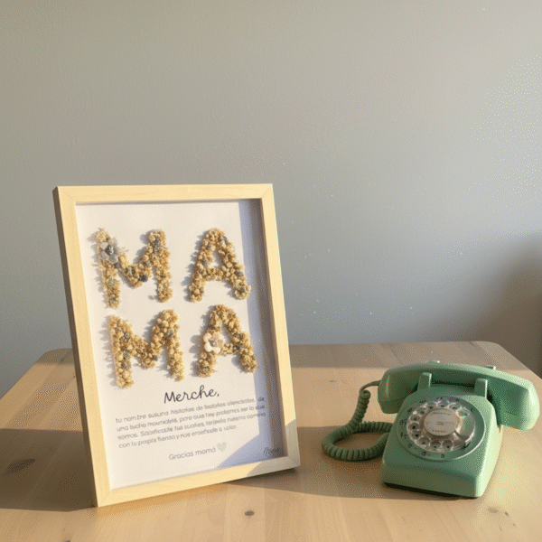 Cuadro de flores MAMA