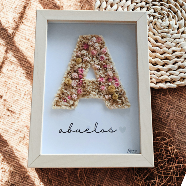 Cuadro de flores Abuelos